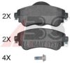 A.B.S. 37890 OE Brake Pad Set, disc brake